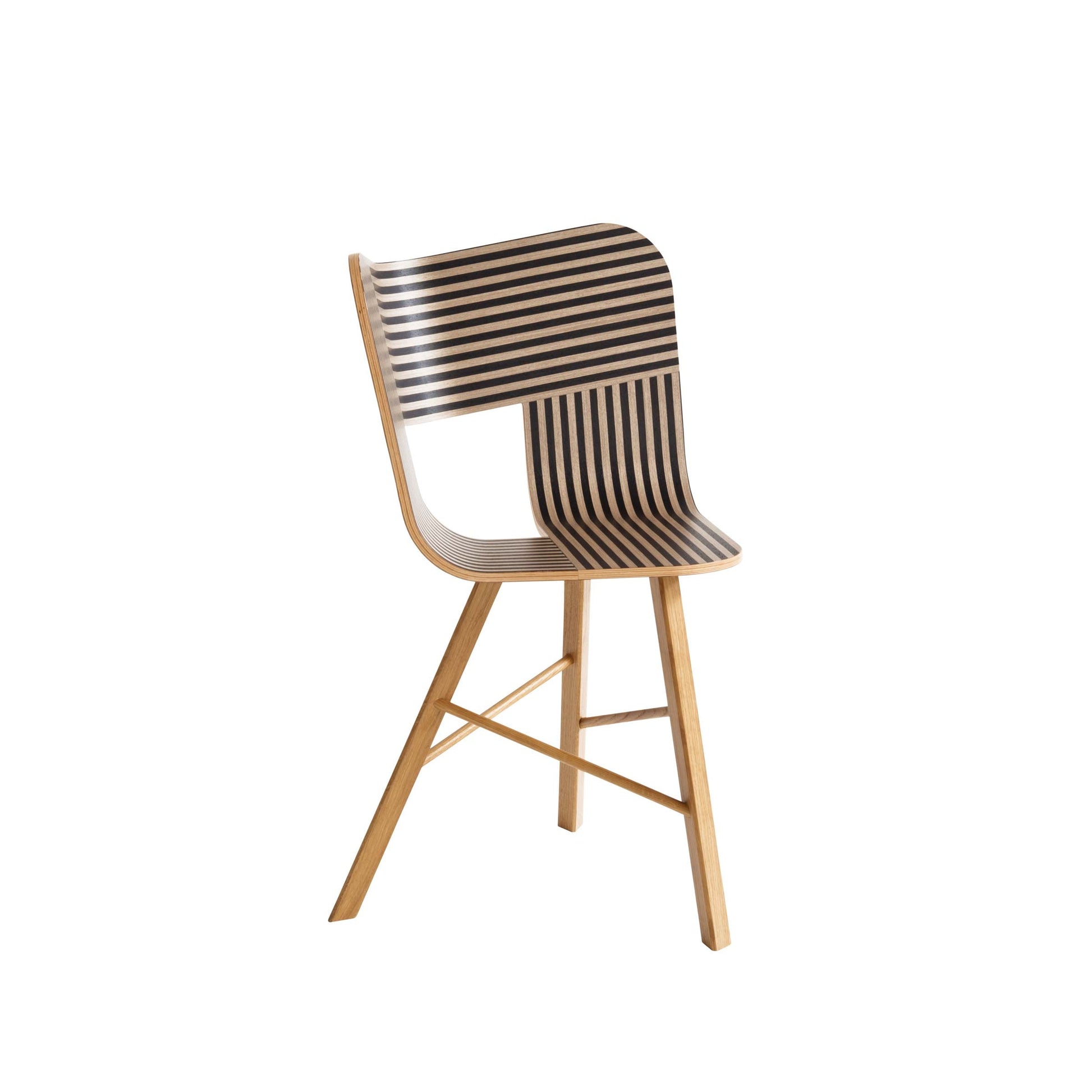 Tria Wood Dining Chair – Sculptural Three-Leg Oak Design by Colé Italia
