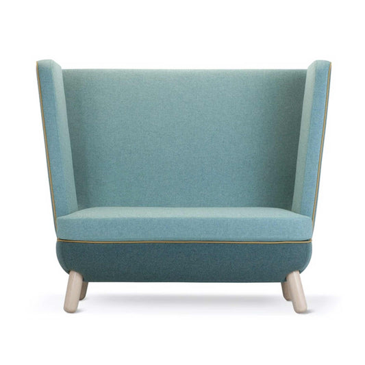 Sly Two-Seater Sofa by Adrenalina – Italian Designer High Back Fabric Statement Piece