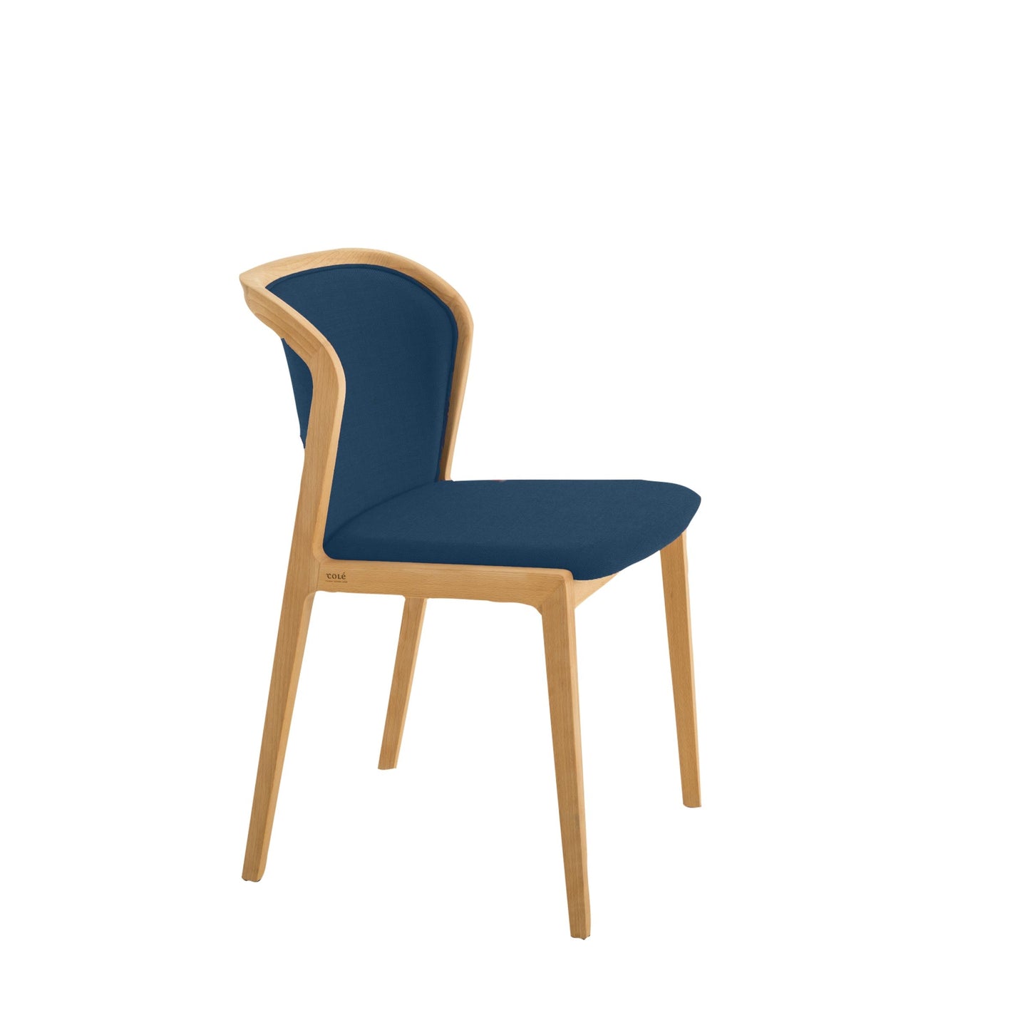 Vienna Upholstered Dining Chair – Beechwood & Wool Colé Italia Contemporary Piece