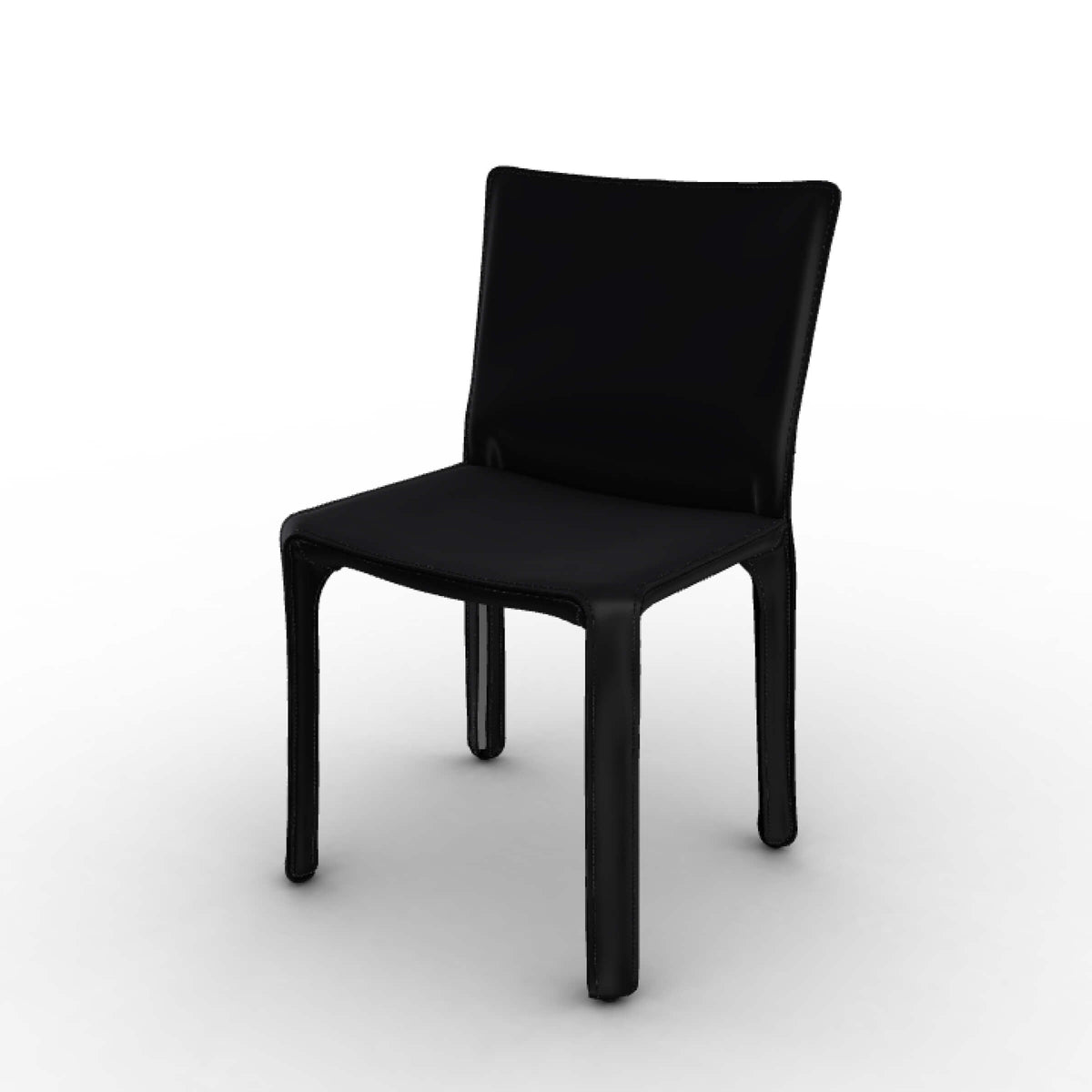 Luxury CAB 412 Leather Dining Chair Modern Italian Style for Villa