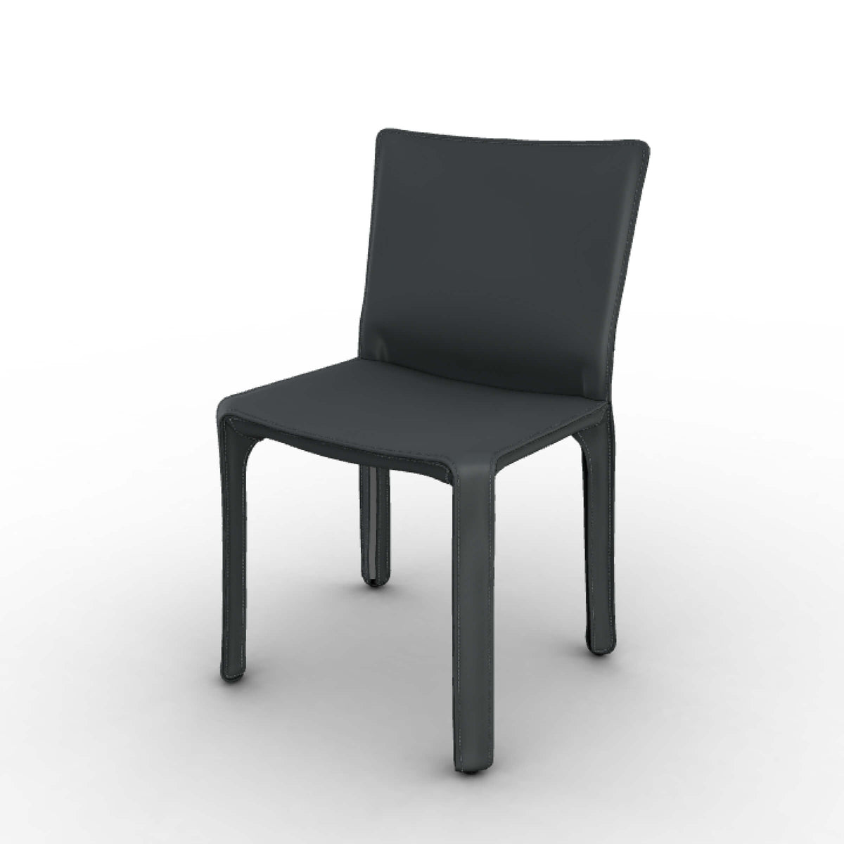 Luxury CAB 412 Leather Dining Chair Modern Italian Style for Villa