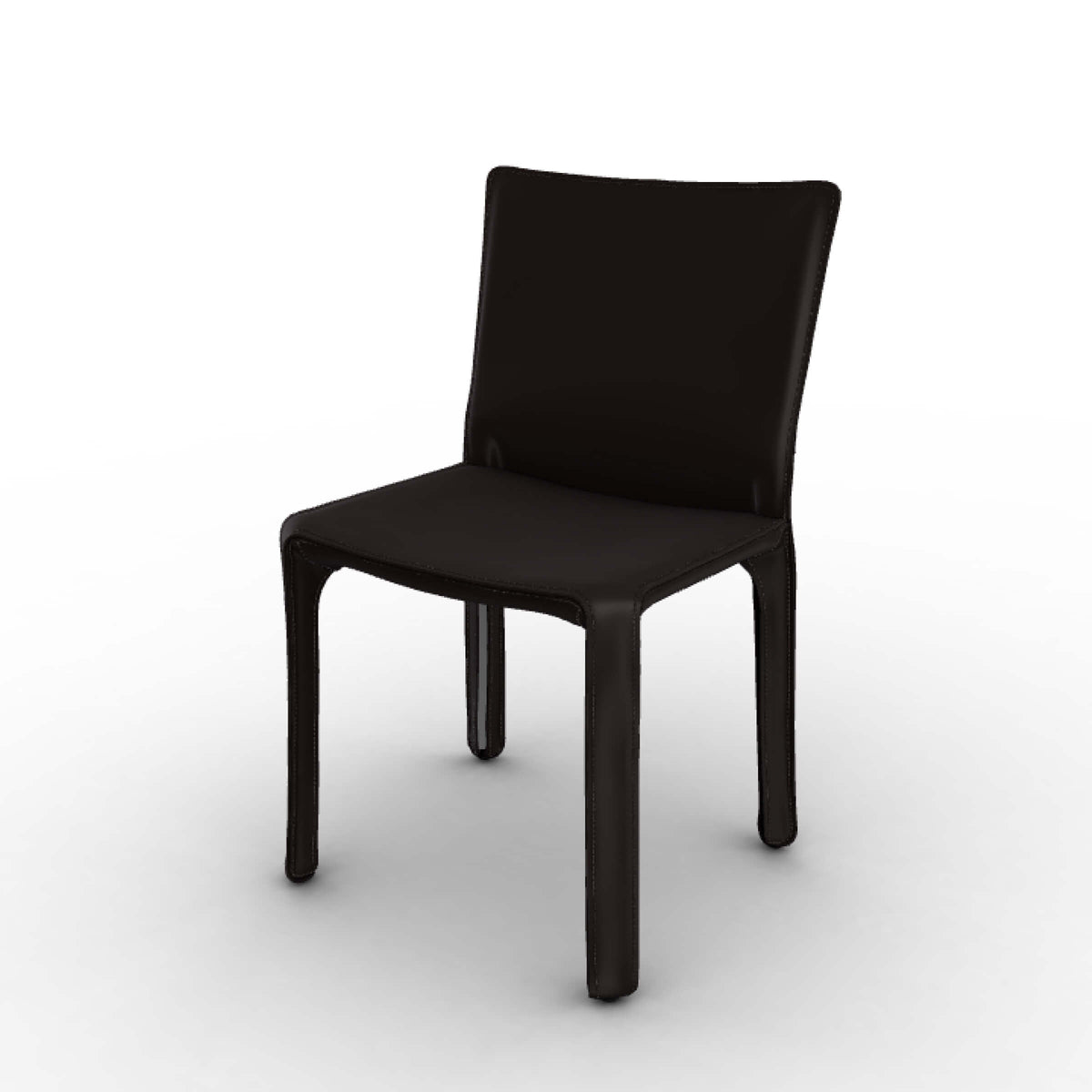 Luxury CAB 412 Leather Dining Chair Modern Italian Style for Villa