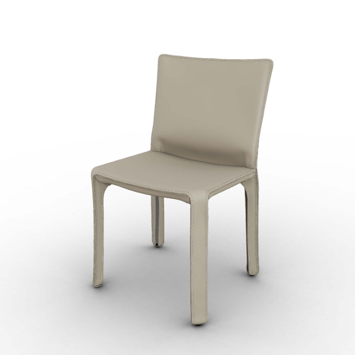 Luxury CAB 412 Leather Dining Chair Modern Italian Style for Villa