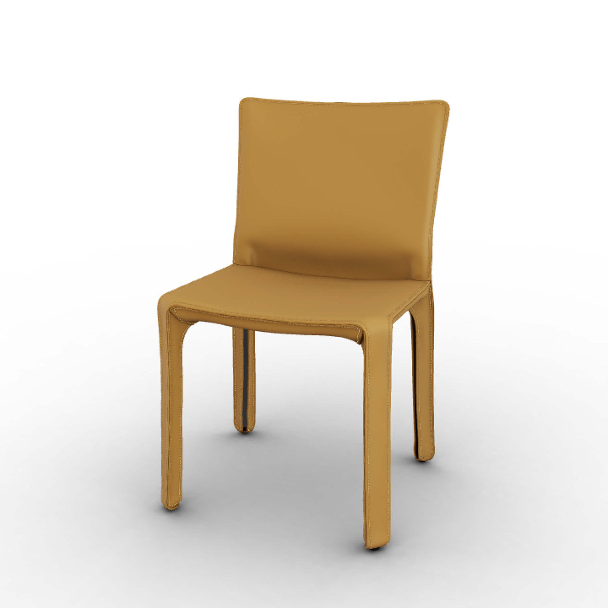 Luxury CAB 412 Leather Dining Chair Modern Italian Style for Villa