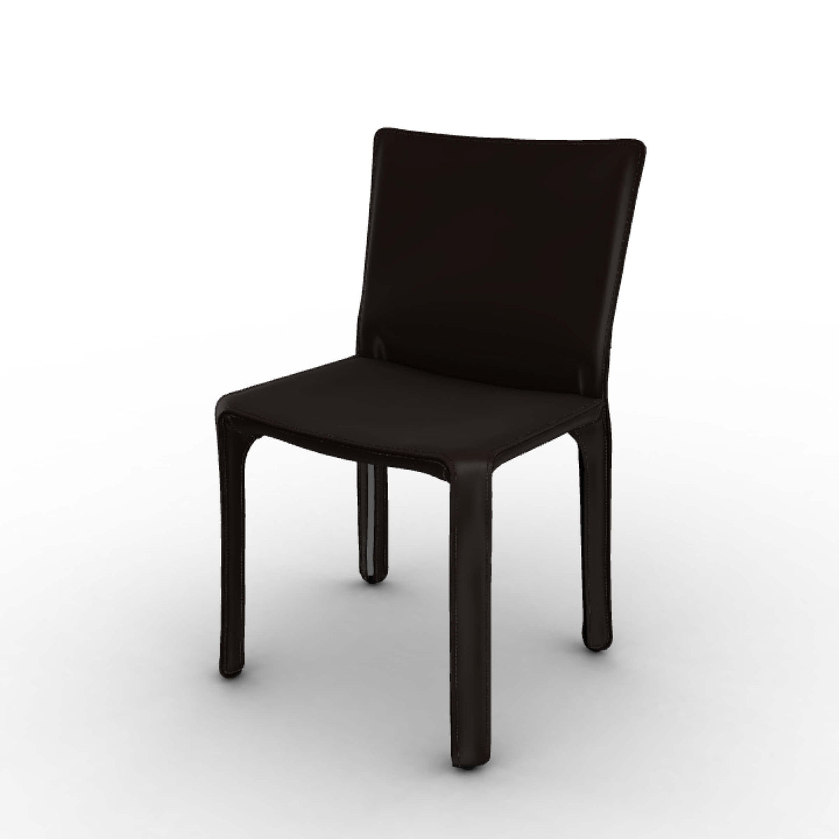 Luxury CAB 412 Leather Dining Chair Modern Italian Style for Villa