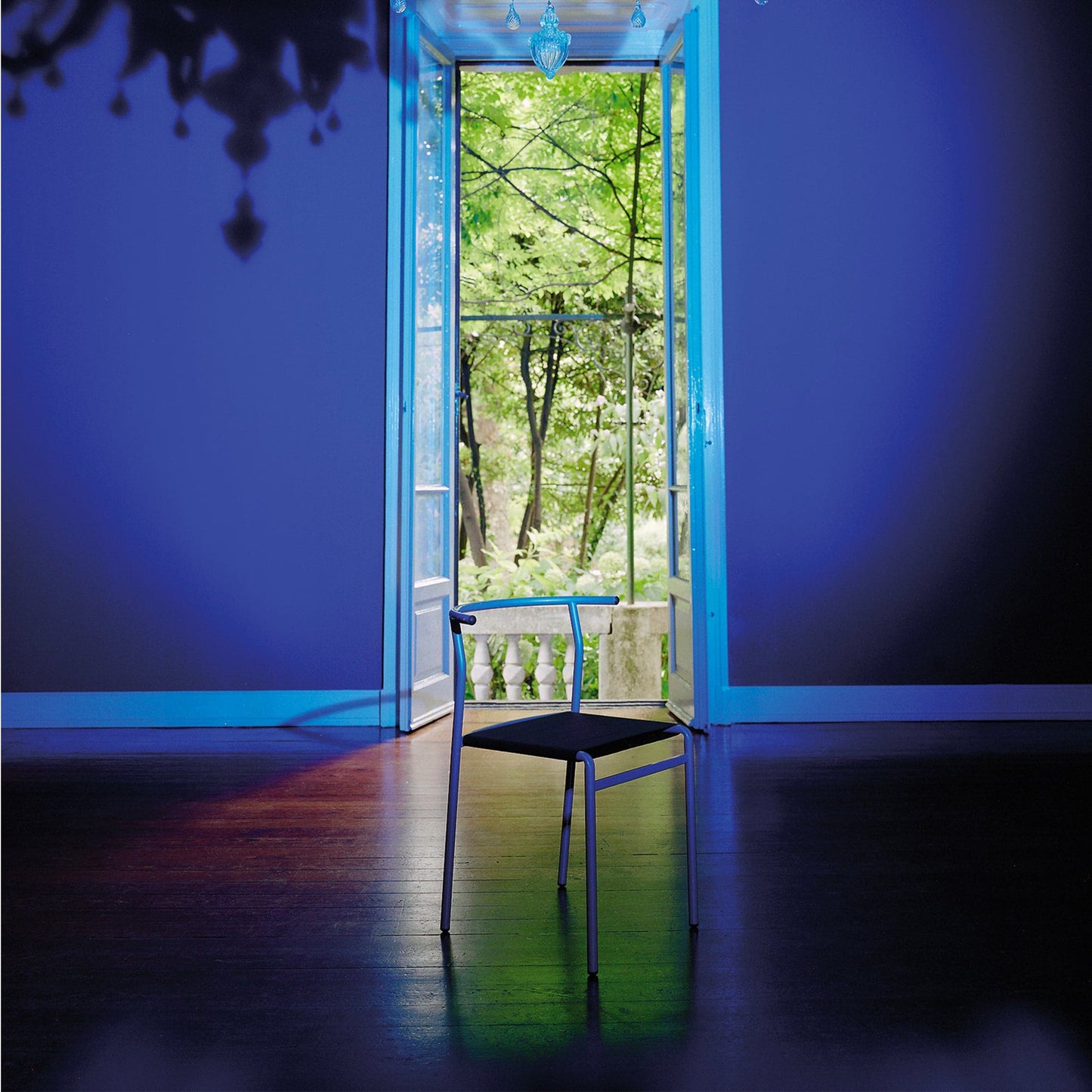 Café Chair Stackable Dining Chair – Steel & Lasten Philippe Starck