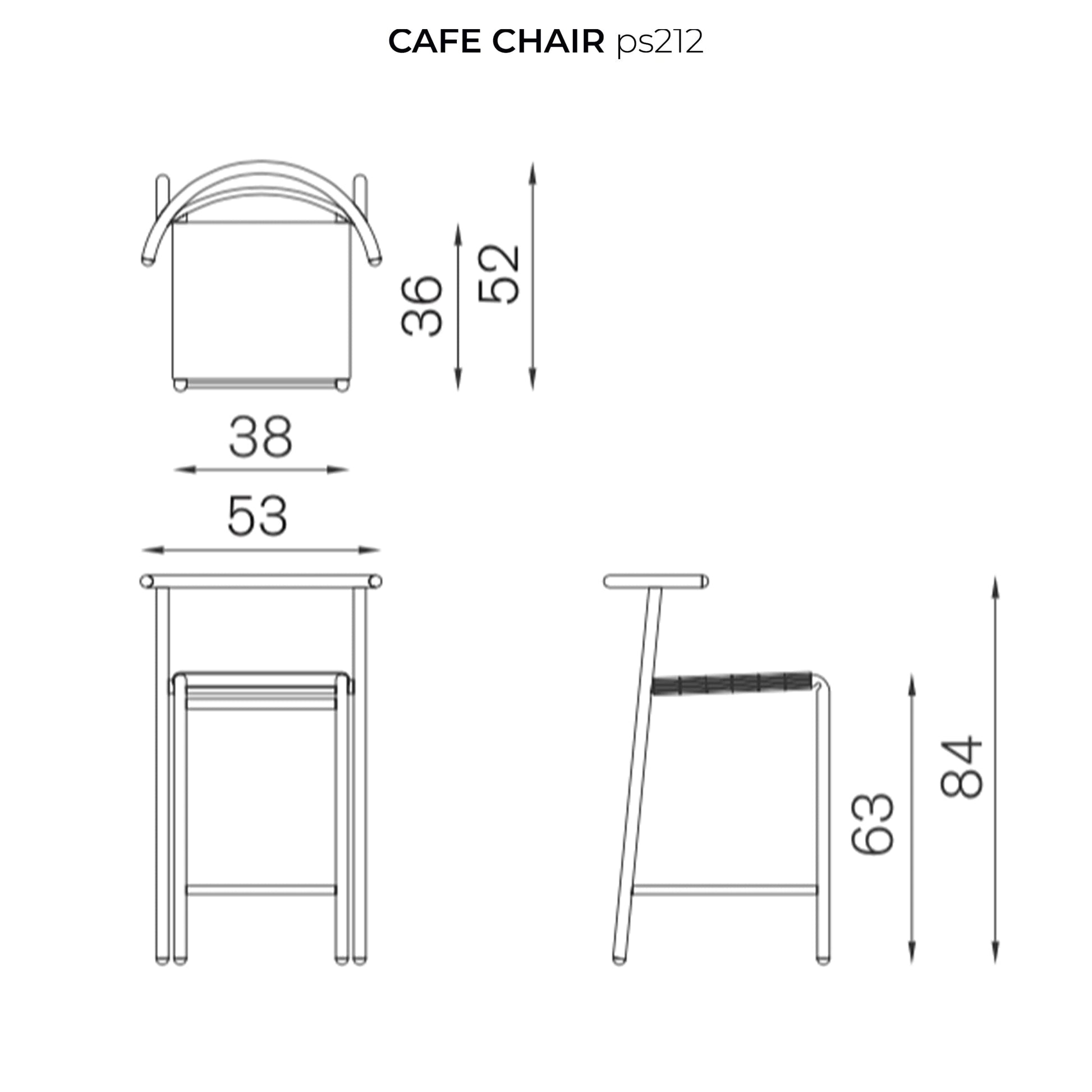 Luxury Café Chair 63H Bar Stool Modern Italian Style for Villa
