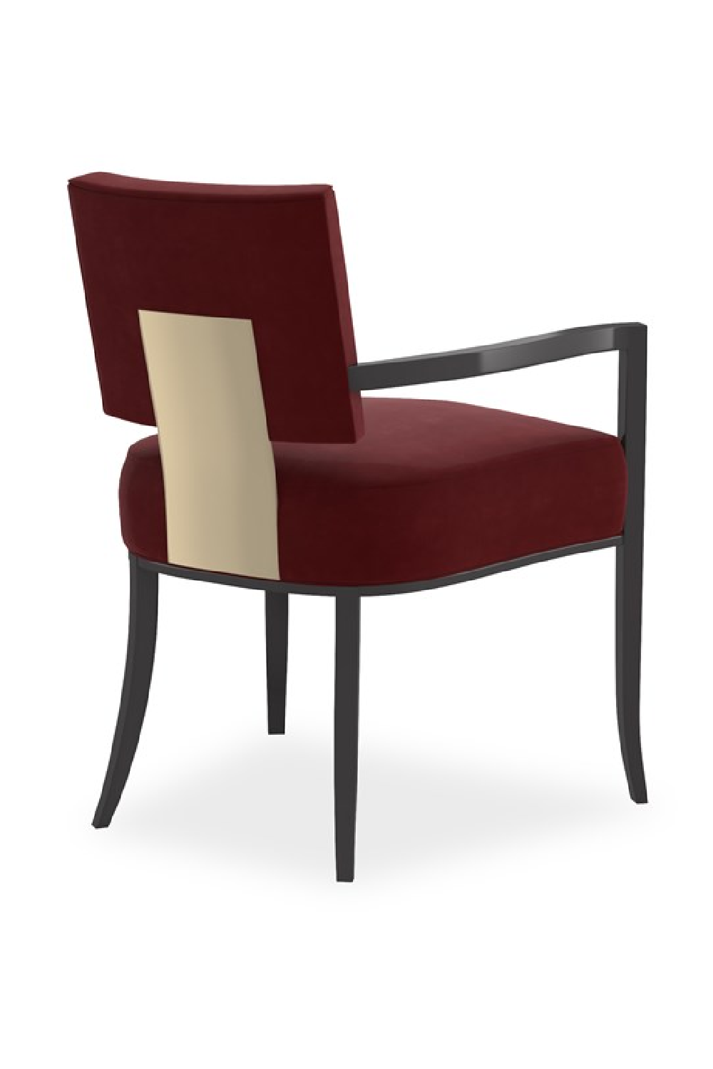 Luxury Square Back Fabric Modern Dining Chair European Style for Villa