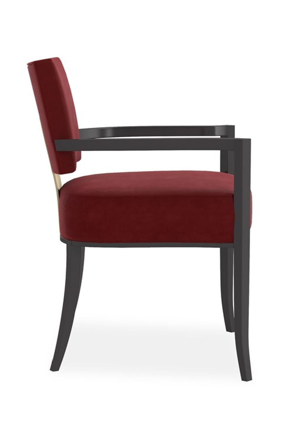 Luxury Square Back Fabric Modern Dining Chair European Style for Villa