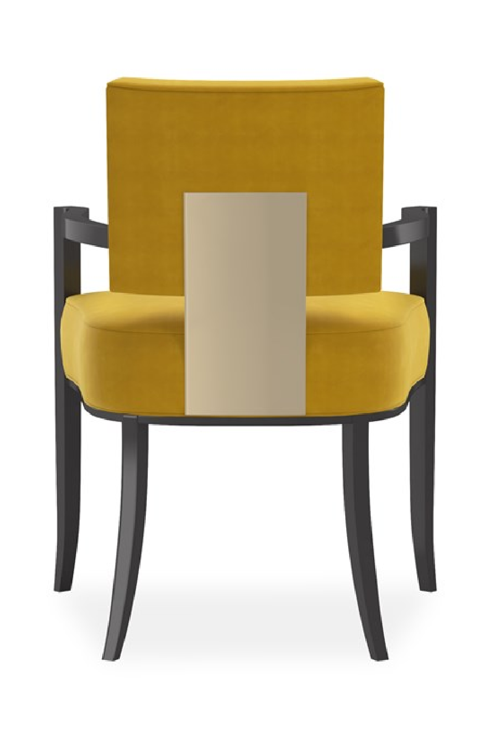 Luxury Square Back Fabric Modern Dining Chair European Style for Villa