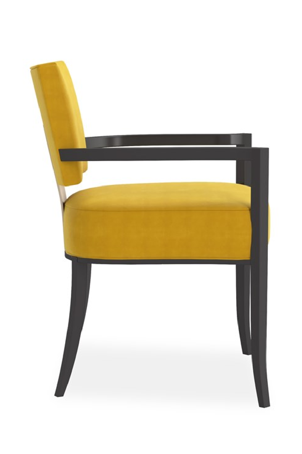 Luxury Square Back Fabric Modern Dining Chair European Style for Villa