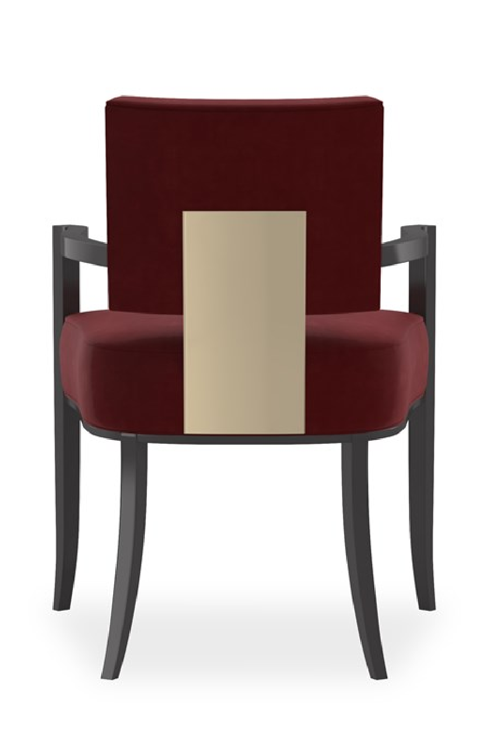 Luxury Square Back Fabric Modern Dining Chair European Style for Villa
