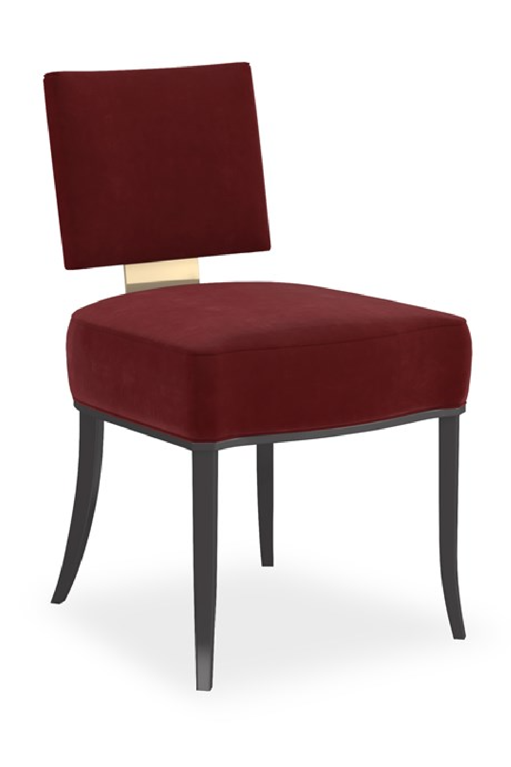 Luxury Square Back Fabric Modern Dining Chair European Style for Villa