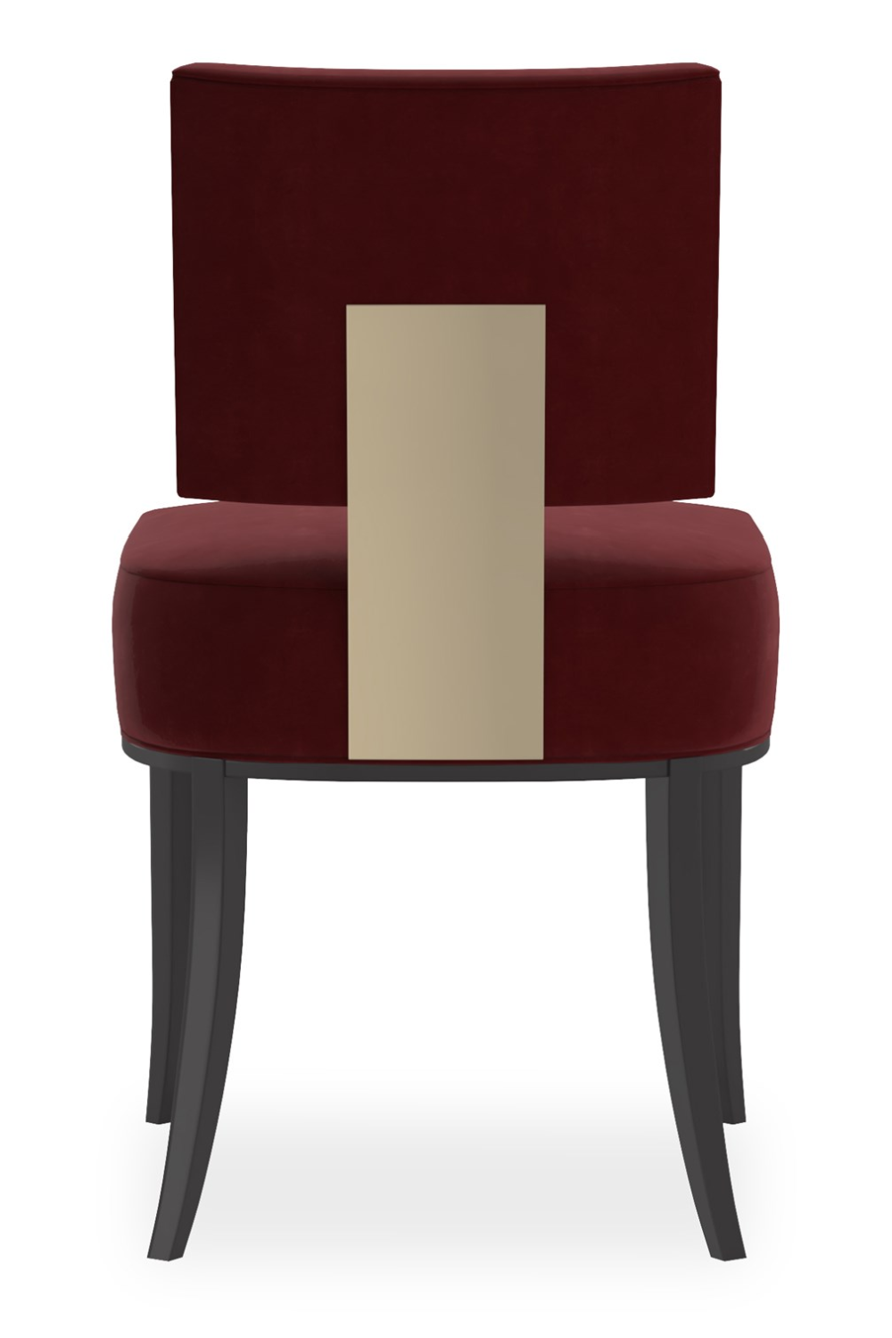 Luxury Square Back Fabric Modern Dining Chair European Style for Villa