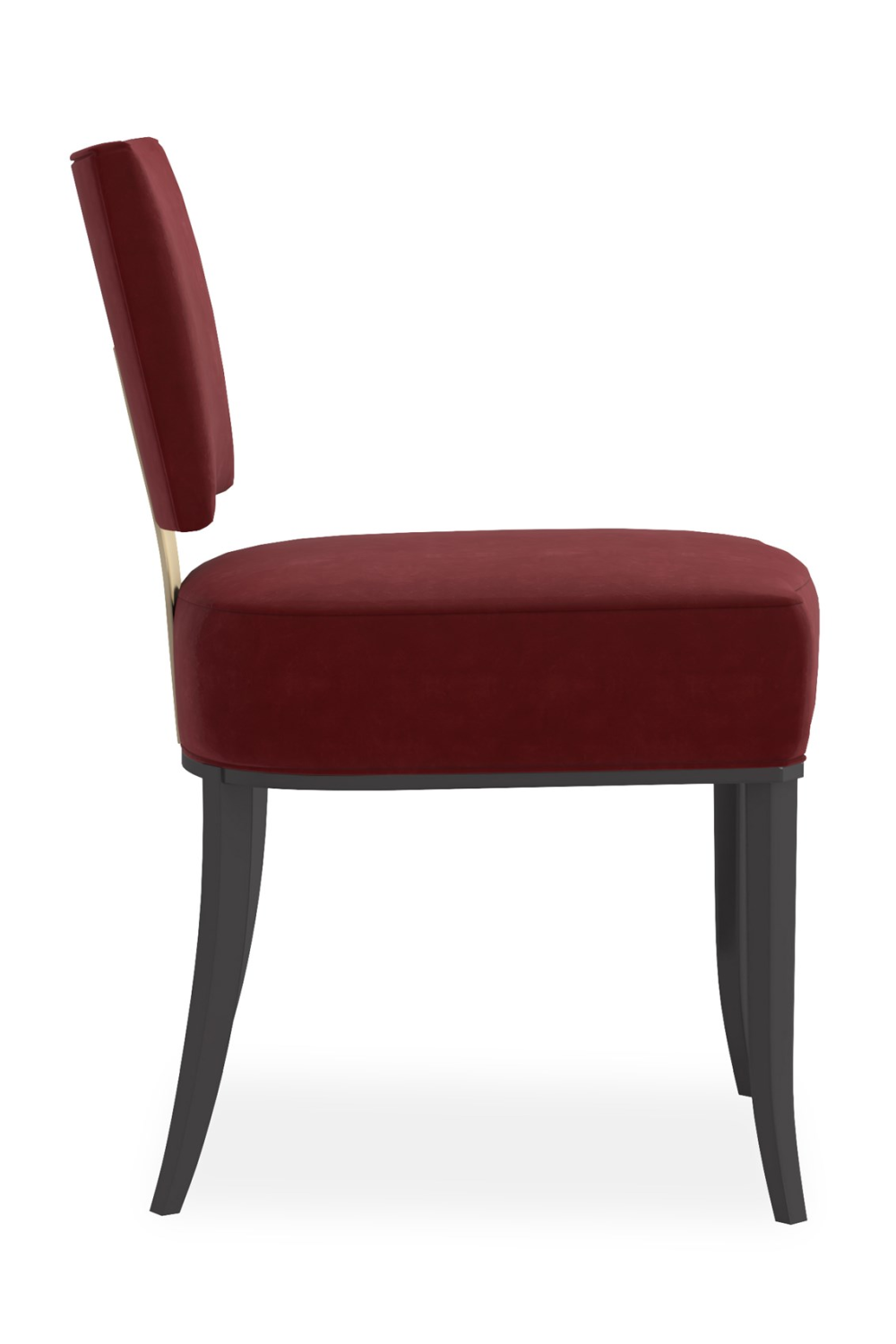 Luxury Square Back Fabric Modern Dining Chair European Style for Villa