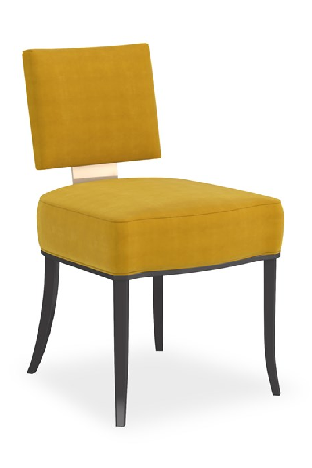 Luxury Square Back Fabric Modern Dining Chair European Style for Villa