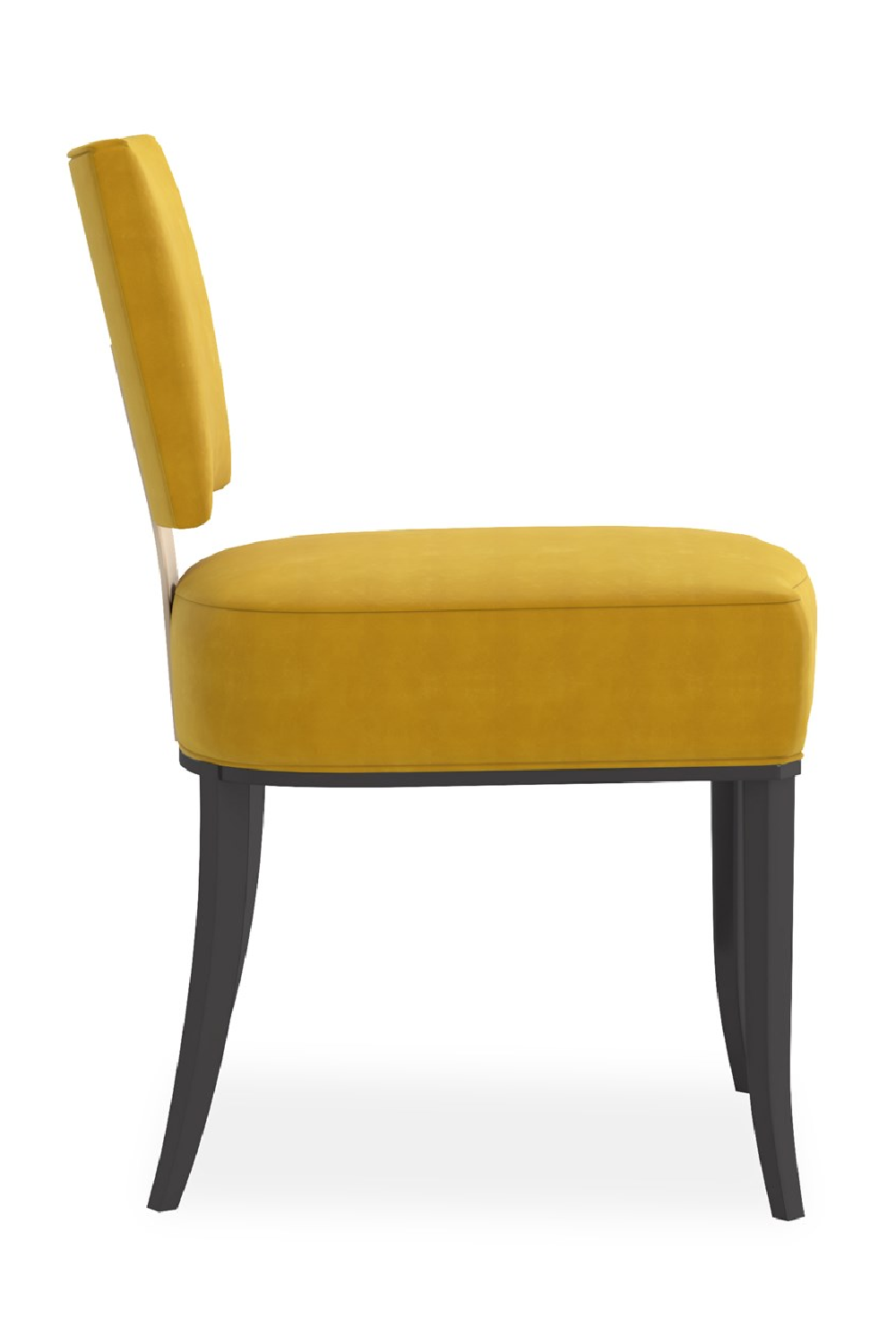 Luxury Square Back Fabric Modern Dining Chair European Style for Villa
