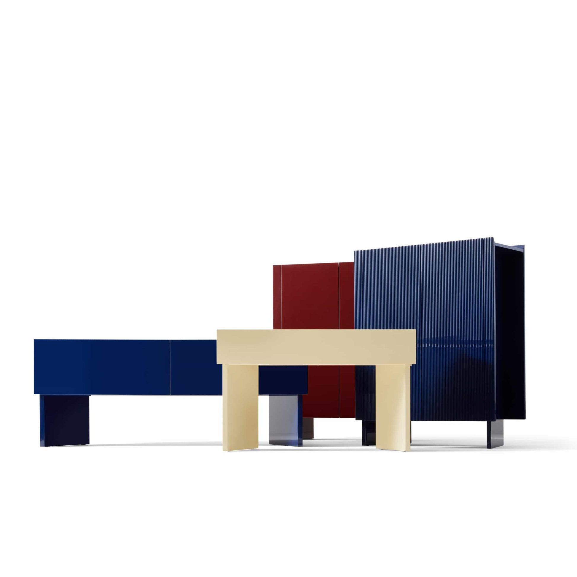 Hayama Console Table – Geometric Designer Entryway Piece by Cassina