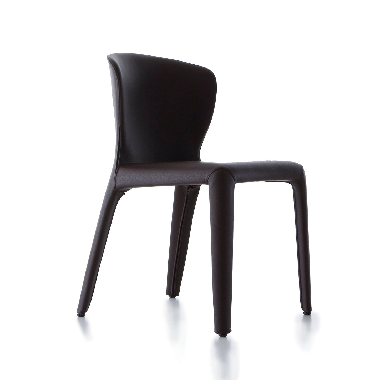 Luxury HOLA 369 Leather Dining Chair Modern Italian Style for Villa