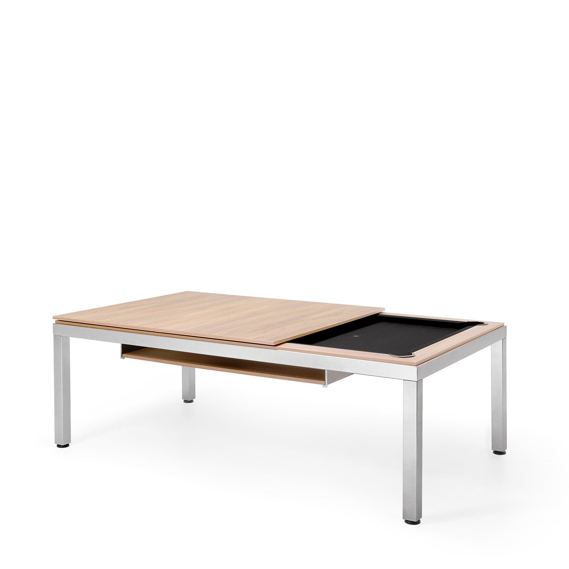 Convertible Pool Table CUBE – Minimalist Metal and Wood | 3CAR0255