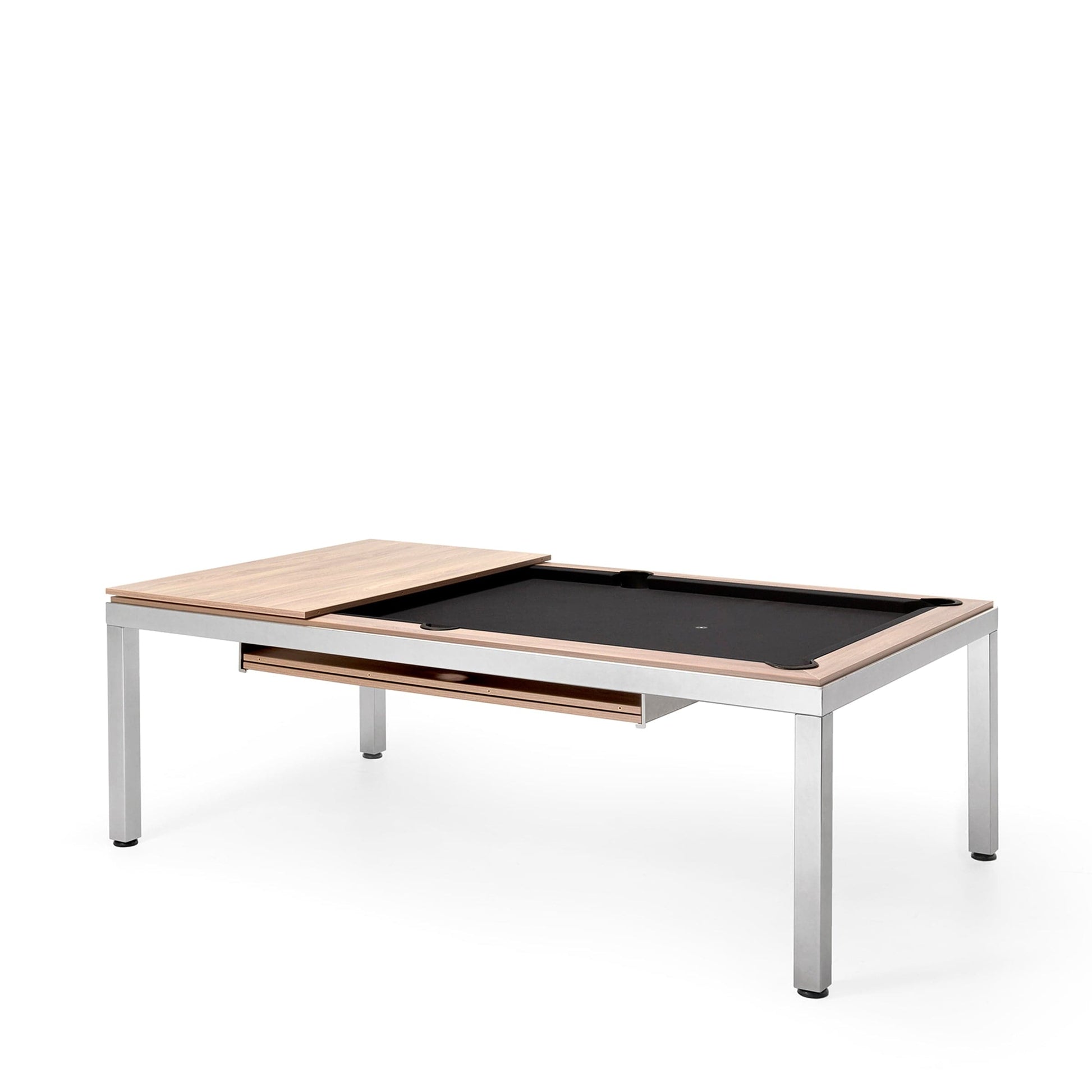Convertible Pool Table CUBE – Minimalist Metal and Wood | 3CAR0255