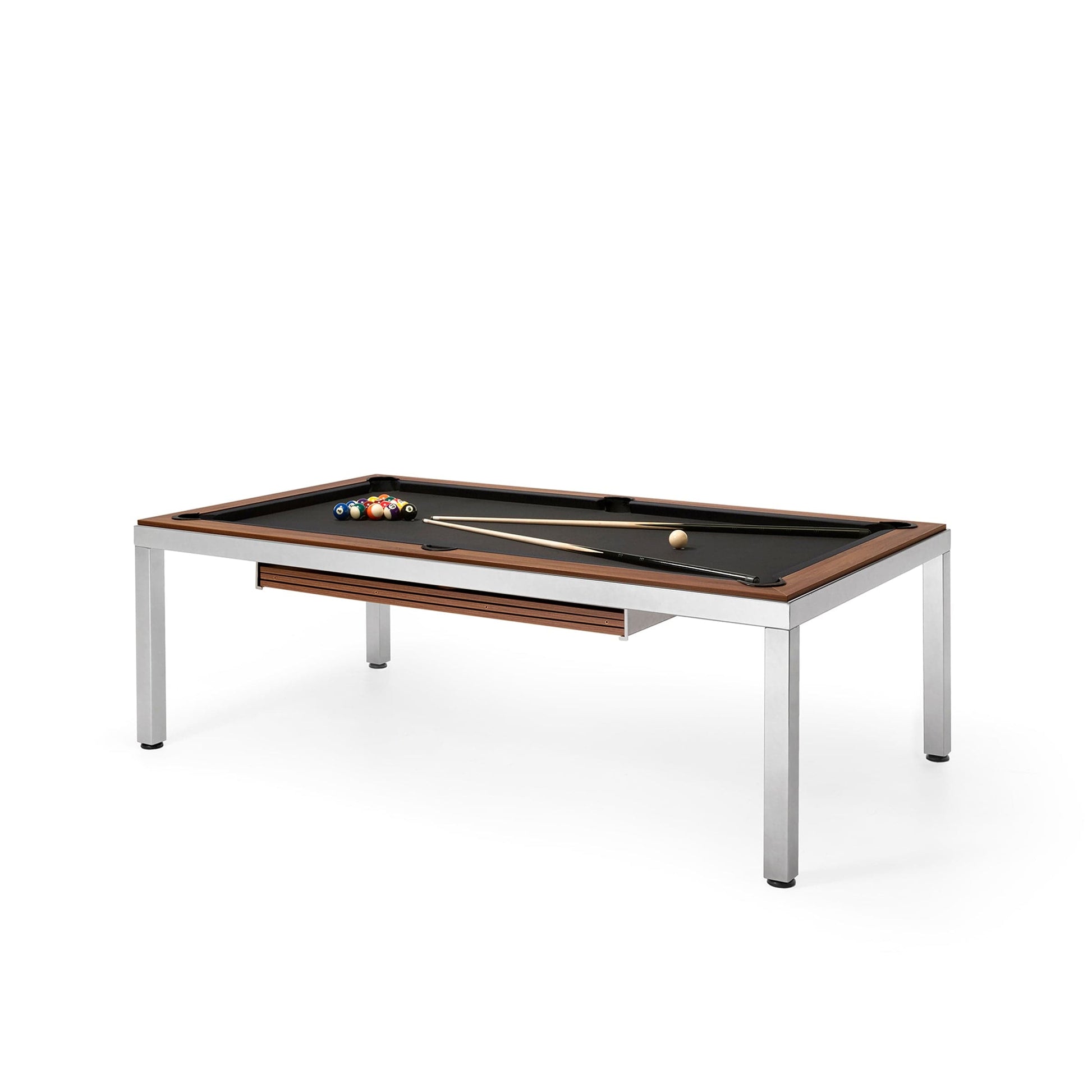 Convertible Pool Table CUBE – Minimalist Metal and Wood | 3CAR0255