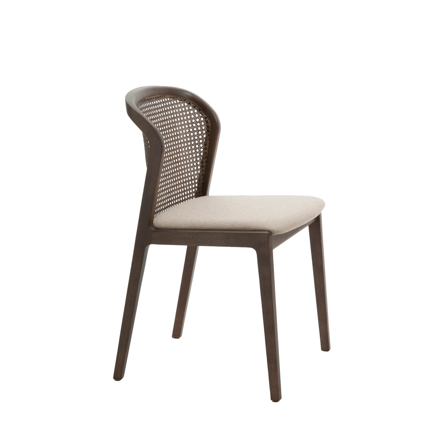 Vienna Dining Chair – Hand-Woven Straw Back, Beechwood Frame