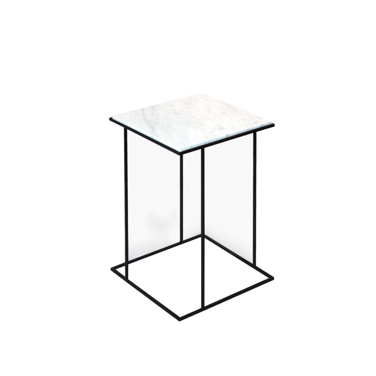 Luxury FRAME Stone Side Table Modern Italian Style for Villa
