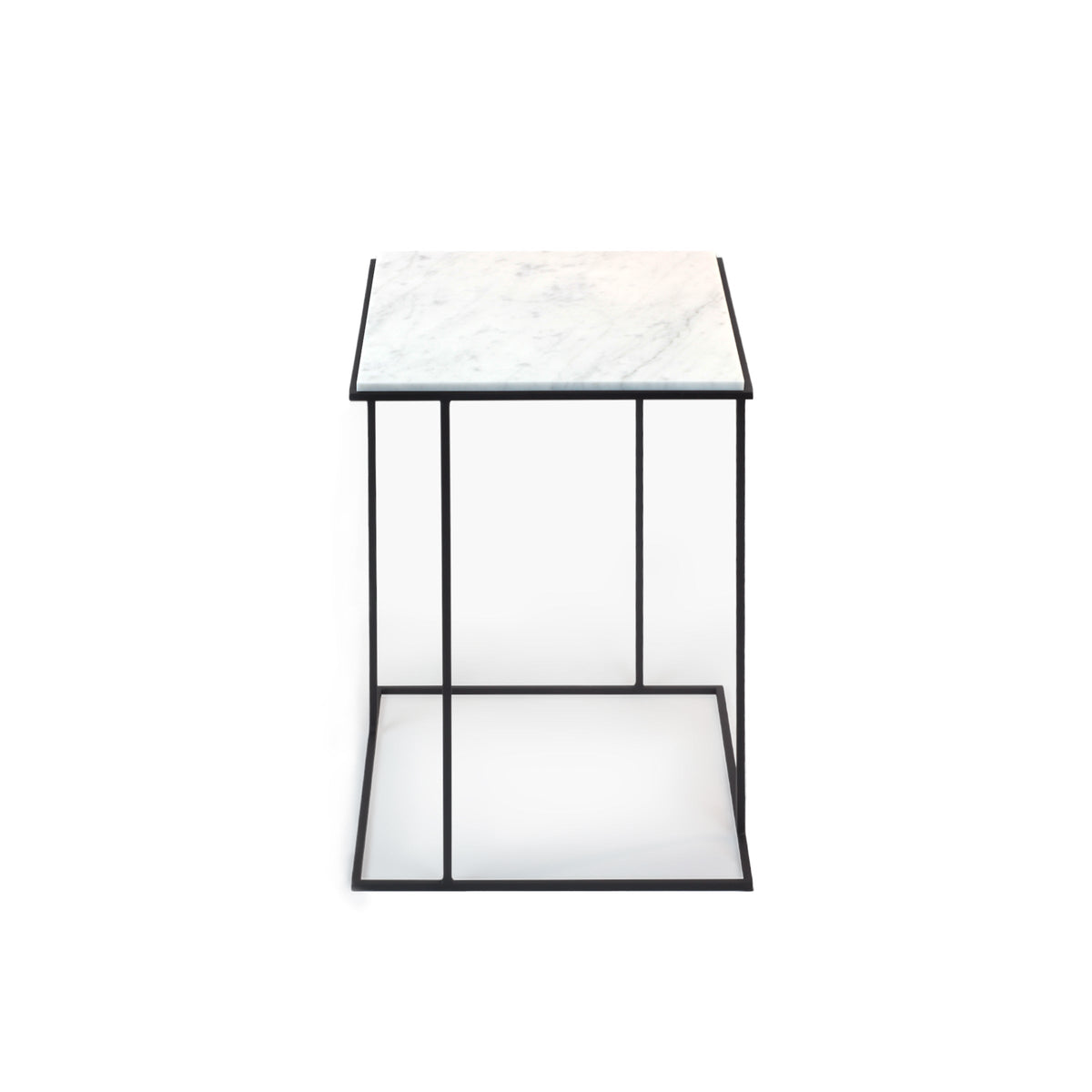 Luxury FRAME Stone Side Table Modern Italian Style for Villa