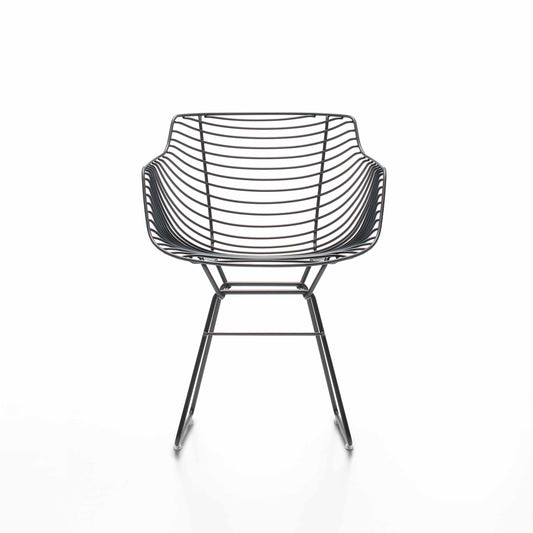 Flow Filo Dining Chair – Bronze Steel Wire – MDF Italia – Contemporary