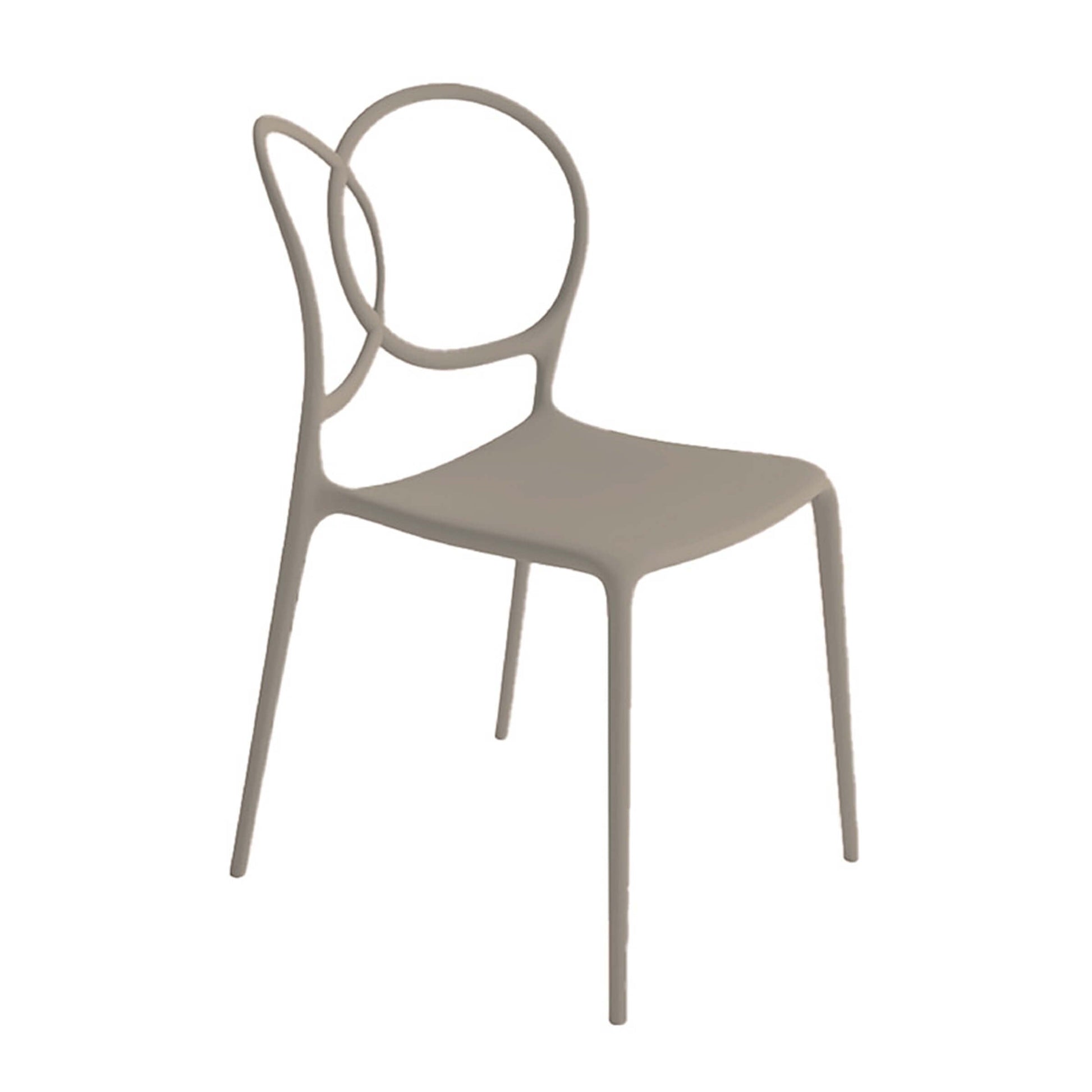 Sissi Dining Chair – Sculptural Loop Backrest Polypropylene Monobloc by Driade