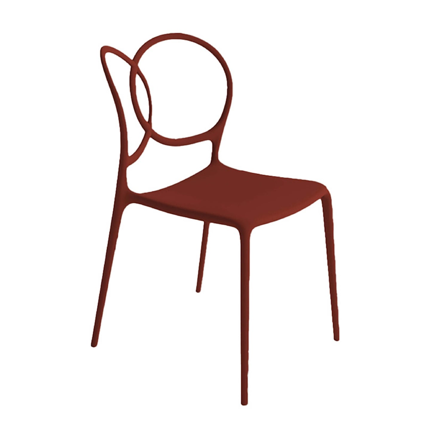 Sissi Dining Chair – Sculptural Loop Backrest Polypropylene Monobloc by Driade