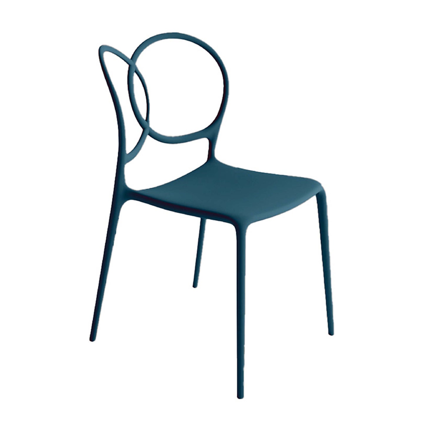 Sissi Dining Chair – Sculptural Loop Backrest Polypropylene Monobloc by Driade