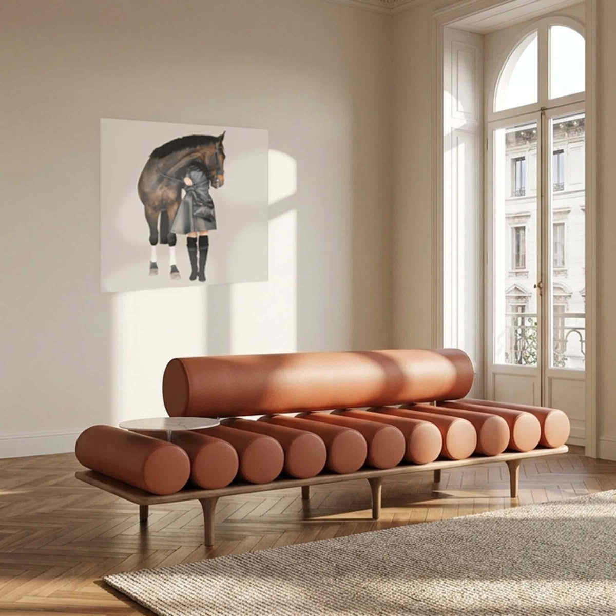 Luxury FIVE TO NINE Daybed Modern Italian Style for Villa