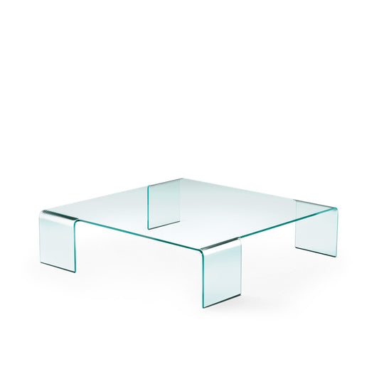 Luxury NEUTRA Curved Glass Coffee Table Modern Italian Style for Villa