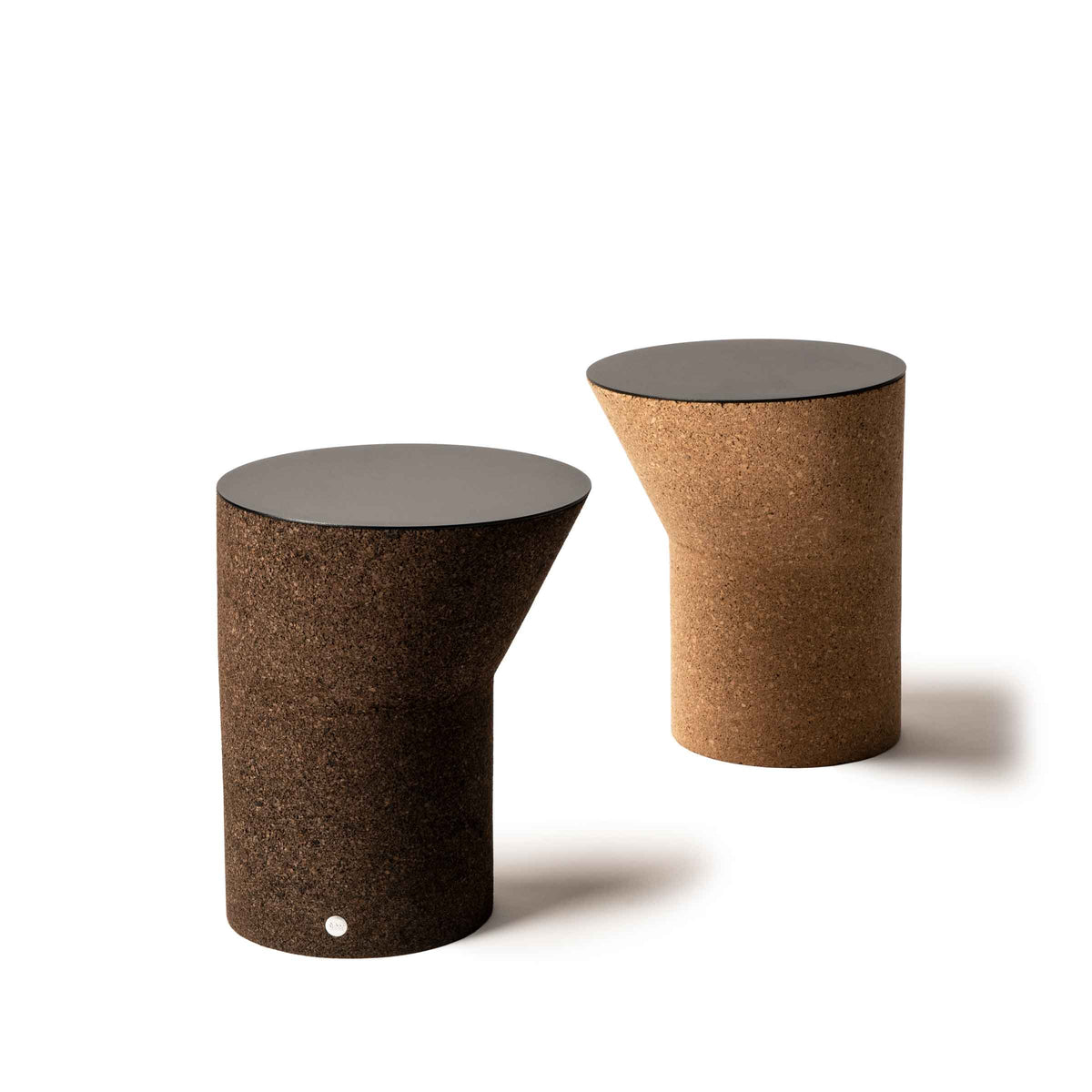 Luxury CAPINERA Cork Side Table Modern Italian Style for Villa