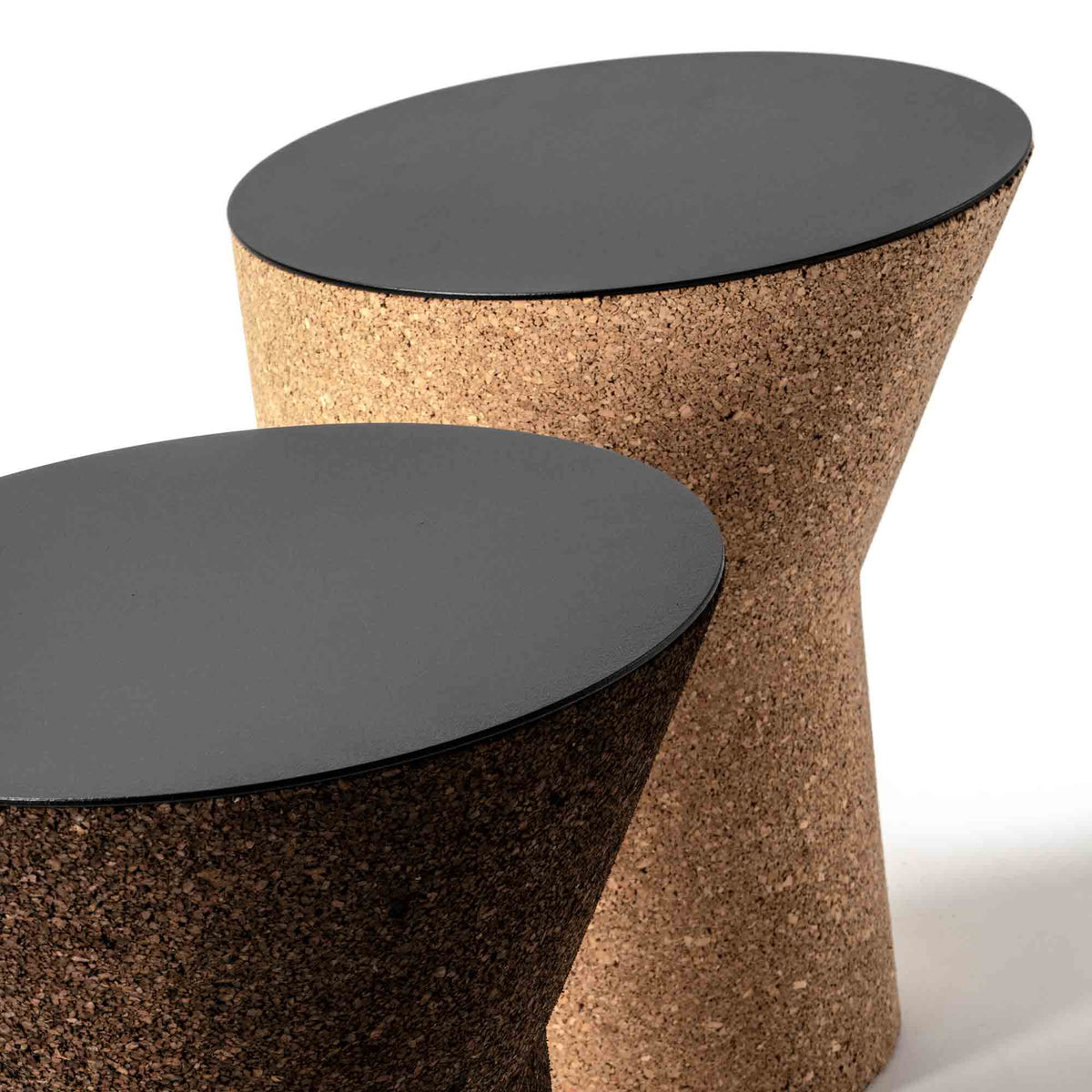 Luxury CAPINERA Cork Side Table Modern Italian Style for Villa