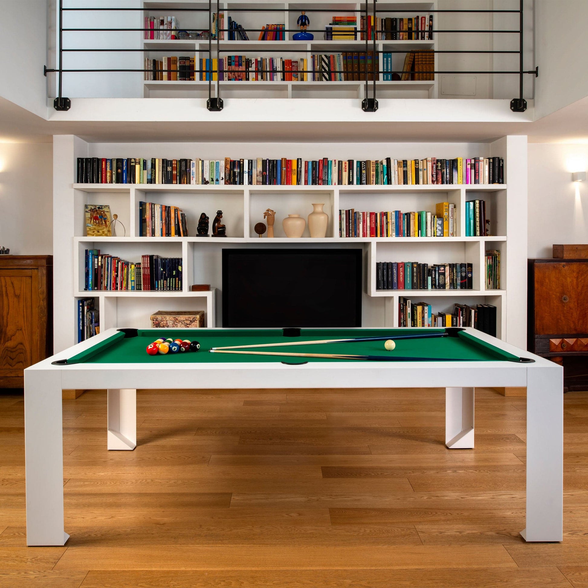 Cubista Convertible Pool Table – Cubist Metal Design by Basaglia & Rota Nodari