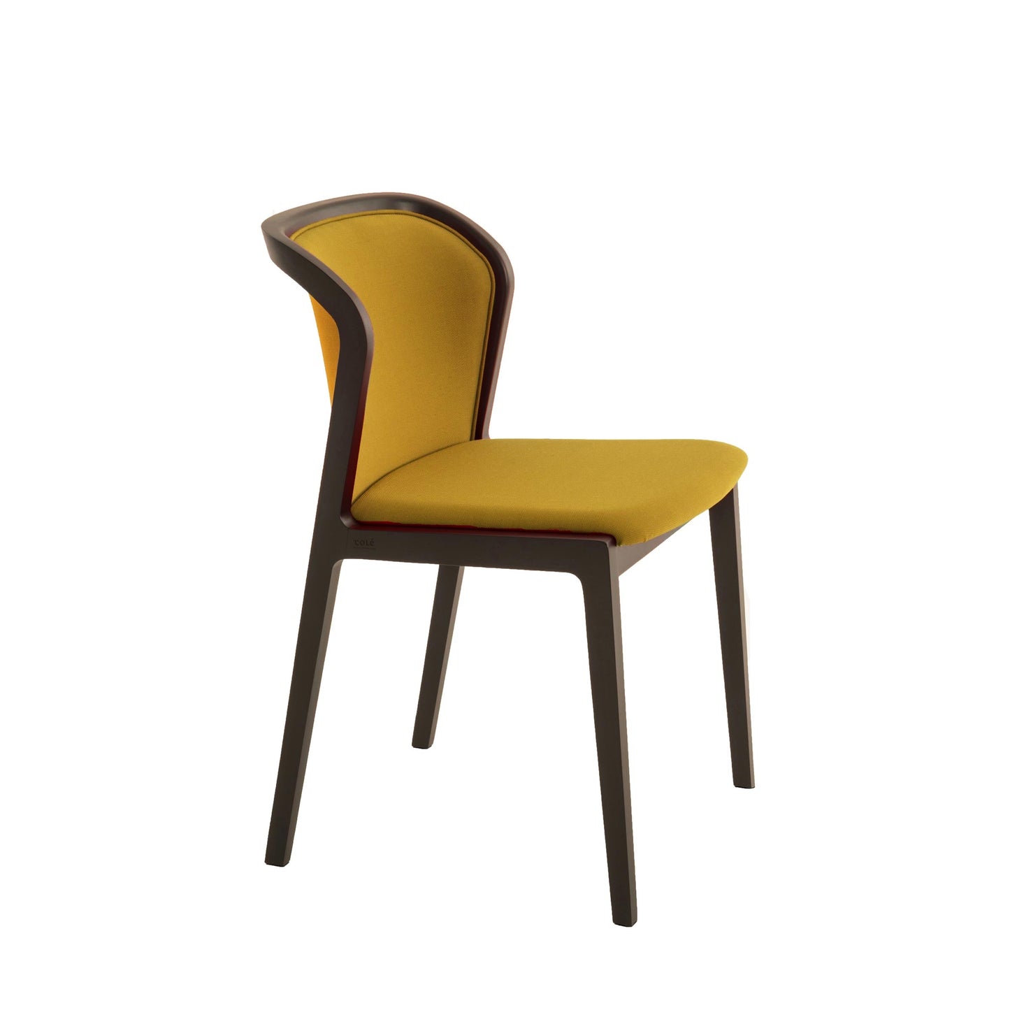 Vienna Upholstered Dining Chair – Beechwood & Wool Colé Italia Contemporary Piece