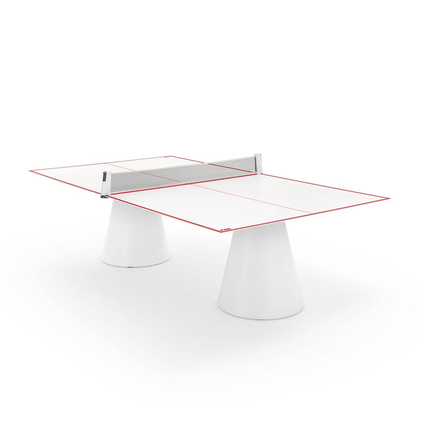 Convertible Outdoor Table Tennis – Conical Base Metal Statement Piece | 6PIN0405