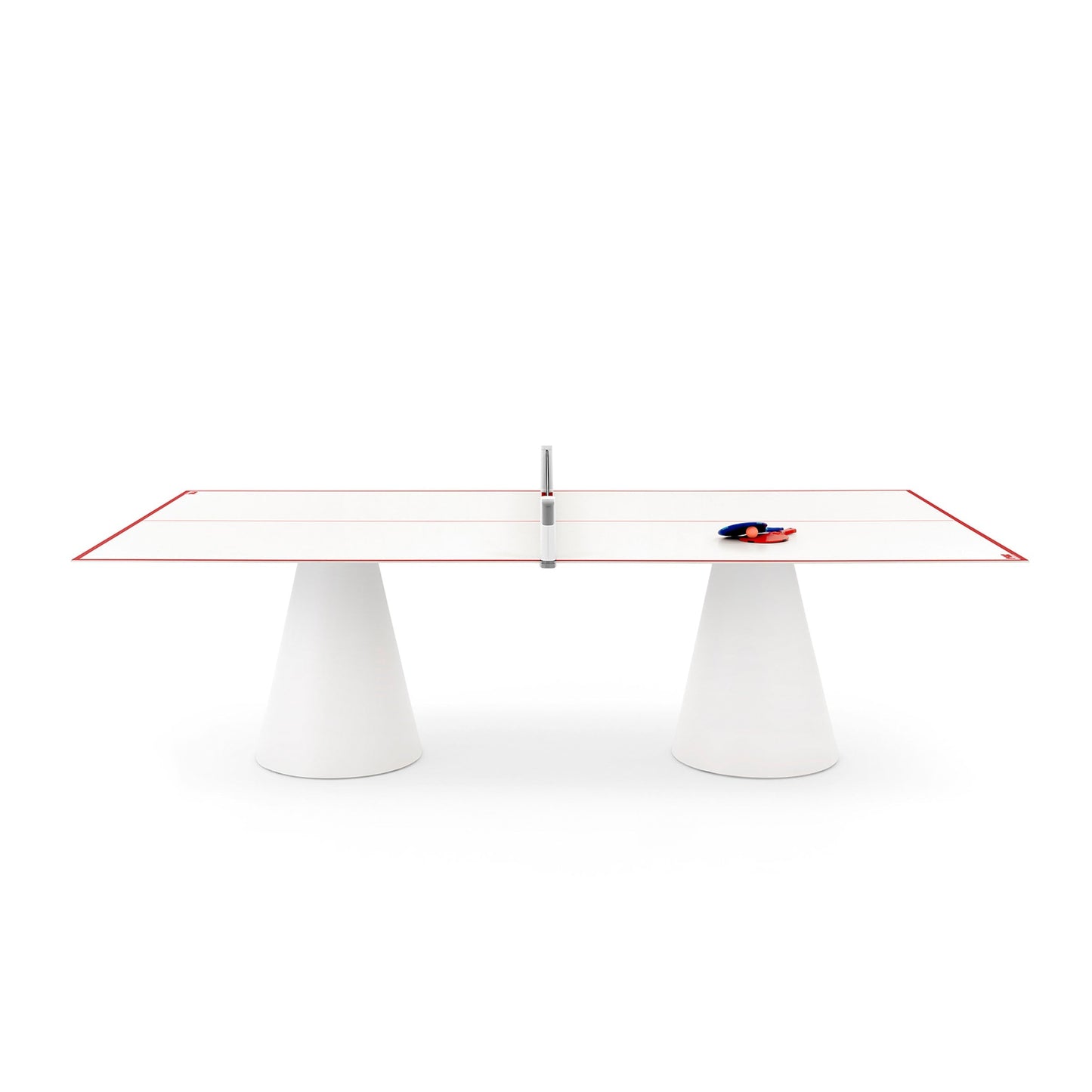 Convertible Outdoor Table Tennis – Conical Base Metal Statement Piece | 6PIN0405