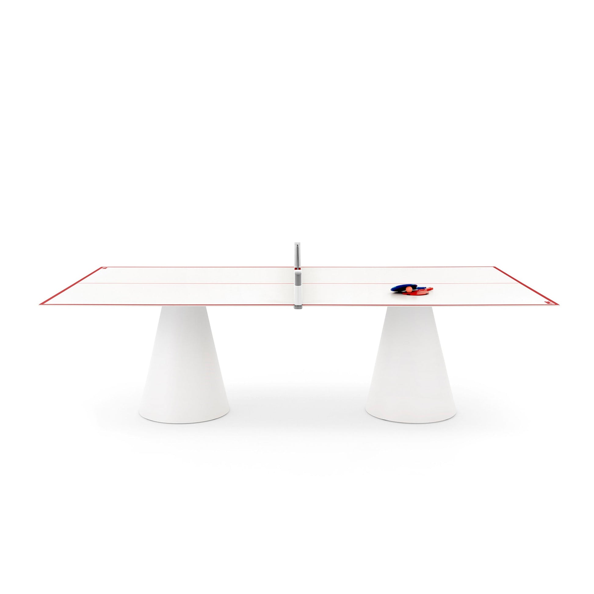 Convertible Outdoor Table Tennis – Conical Base Metal Statement Piece | 6PIN0405