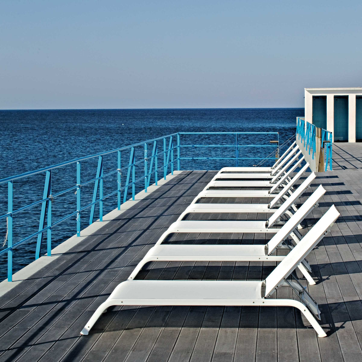 Luxury LAZY Sunbed Set Modern Italian Style for Villa