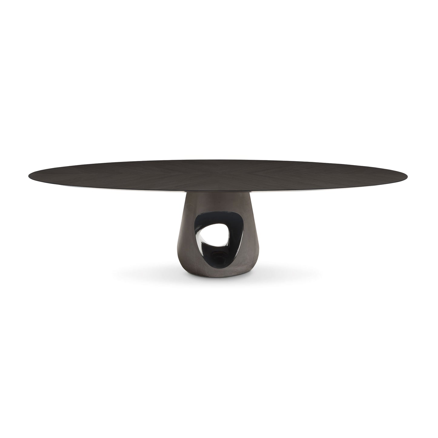 Barbara Sculptural Dining Table – Contemporary Concrete Base Statement Piece by Renato Zamberlan