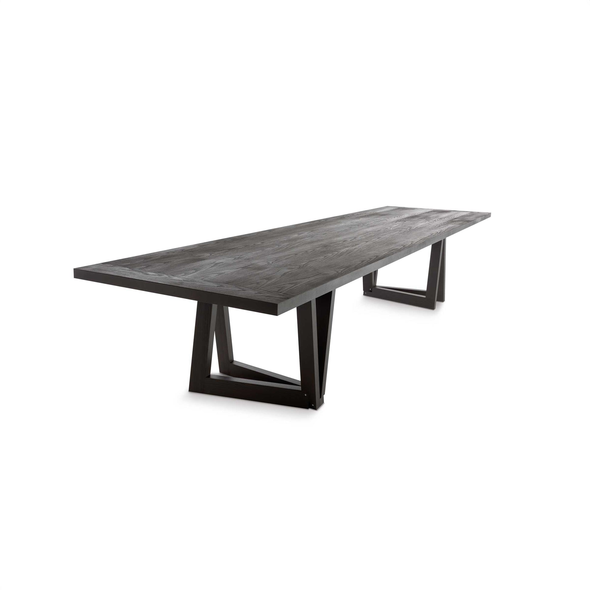 Quadror 03 Dining Table – Mocha-Stained Ash Statement Piece by Dror