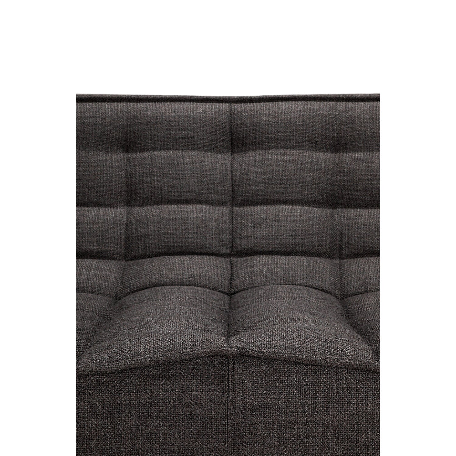 Luxury Stitched Detail 3-Seater Sofa Modern Italian Style for Villa