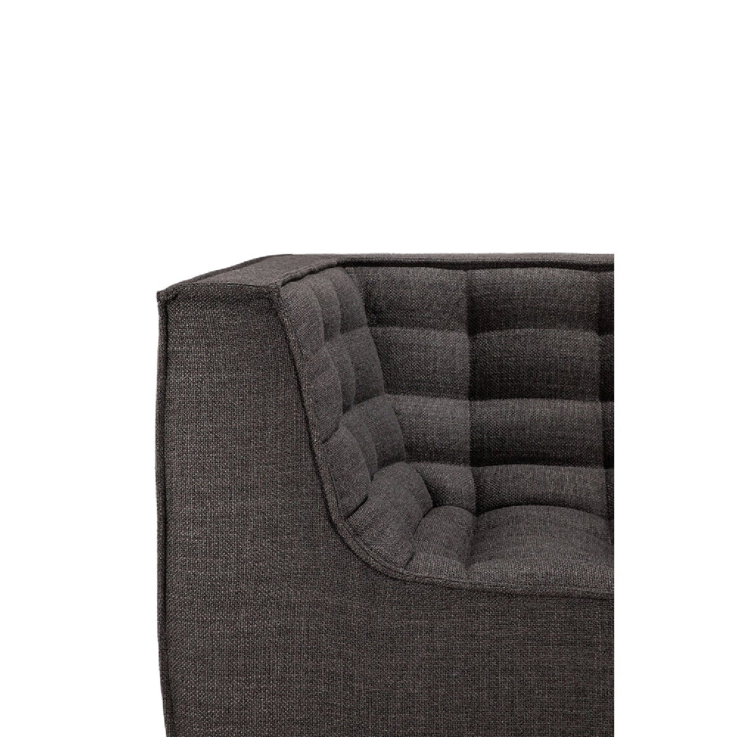 Luxury Stitched Detail 3-Seater Sofa Modern Italian Style for Villa