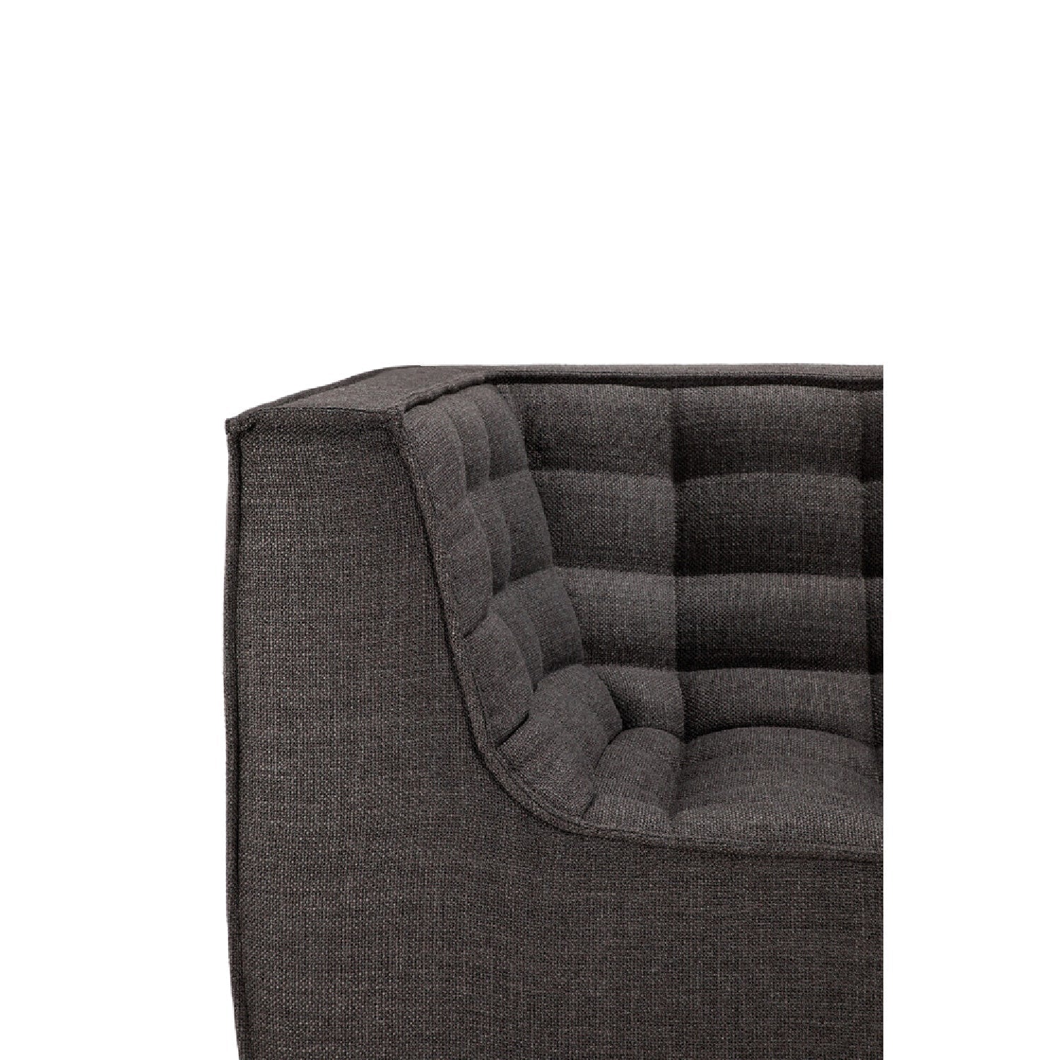 Luxury Stitched Detail 3-Seater Sofa Modern Italian Style for Villa