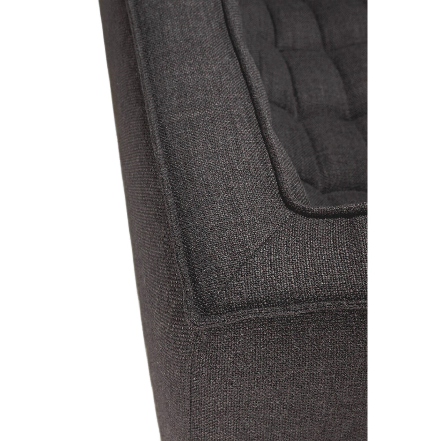 Luxury Stitched Detail 3-Seater Sofa Modern Italian Style for Villa