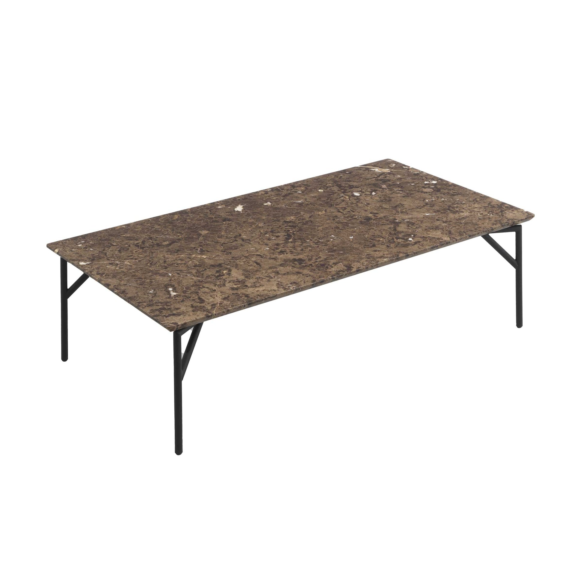 Luxury Rectangular Natural Marble Coffee Table Modern Italian Style for Villa